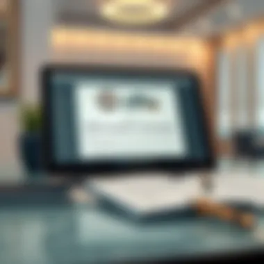 Online Acquisition of Title Deeds Visual representation of online services for title deed acquisition