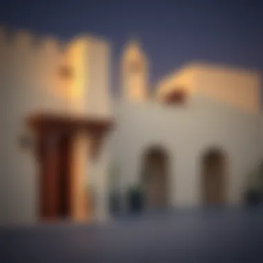 Traditional Emirati architecture in Abu Dhabi