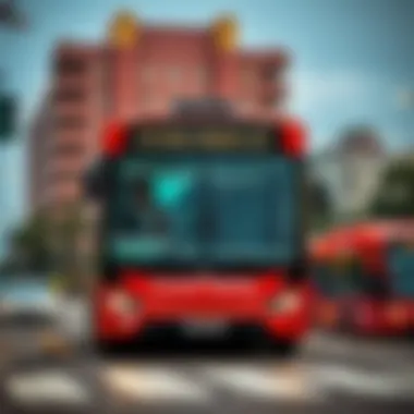 Enhancing Urban Life with Efficient Bus Services Efficient bus service contributing to urban life