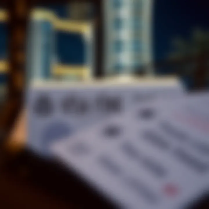 UAE visa fine structure