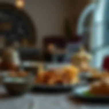 Traditional Arabic meal served during Sehri