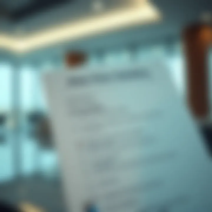 Checklist for monitoring visa validity