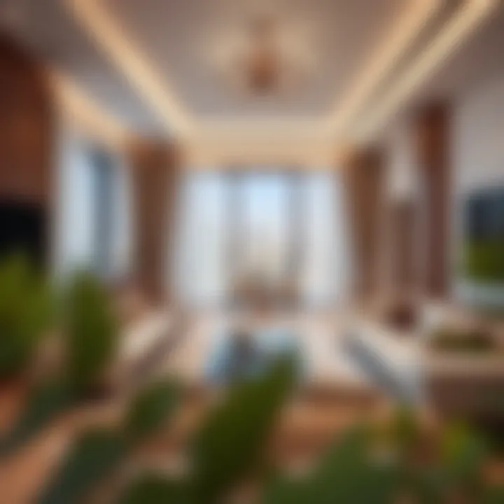 Elegant Interior Design of a Wasl Properties Apartment Interior design of a Wasl Properties apartment, reflecting elegance and comfort