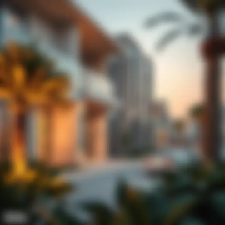 Modern Architecture of Wasl Properties' Residential Project Luxurious residential project by Wasl Properties with modern architecture