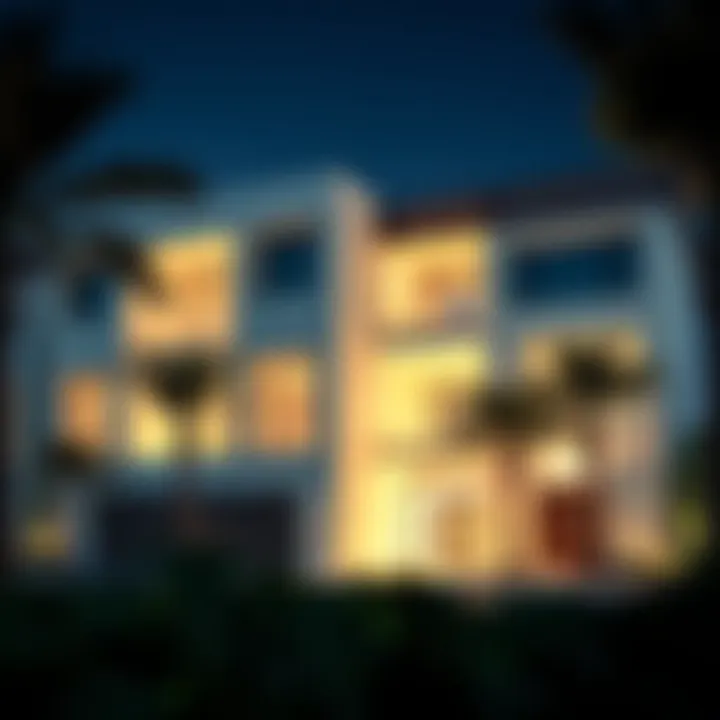 Modern Residential Architecture in Warqa 2 Modern residential architecture in Warqa 2