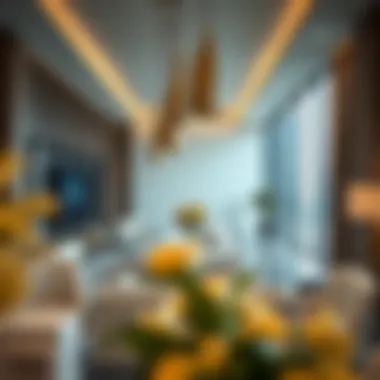 Luxurious Interiors of Yes Tower Apartments Interior design of a luxury apartment in Yes Tower